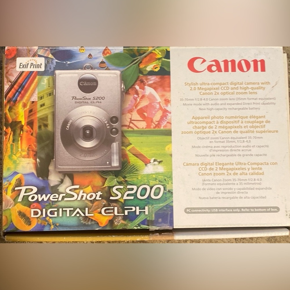 Canon Digital Camera PowerShot S200 Digital Elph